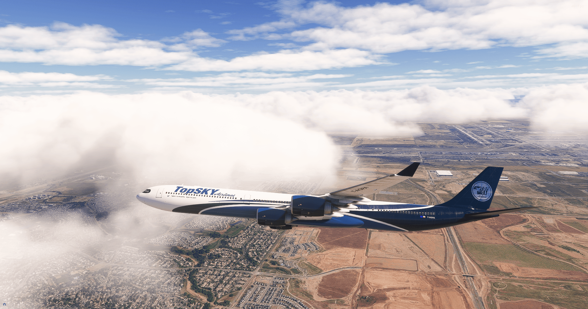 Aerosoft a340-600 pro: TopSKY T-AGPA