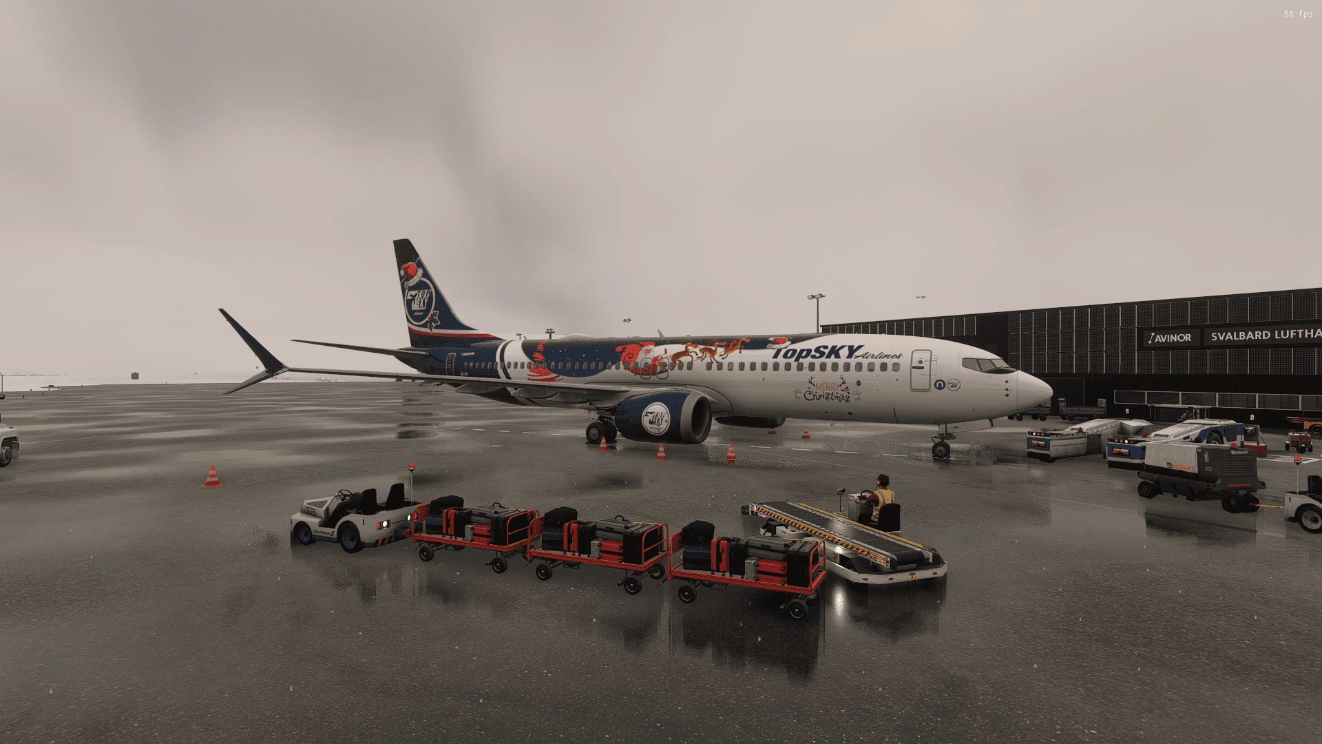 iFly Boeing 737 Max: TopSKY Christmas (SP1 ready)